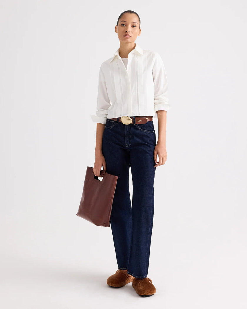 MON CHERIE SHIRT IN COTTON SHIRTING
