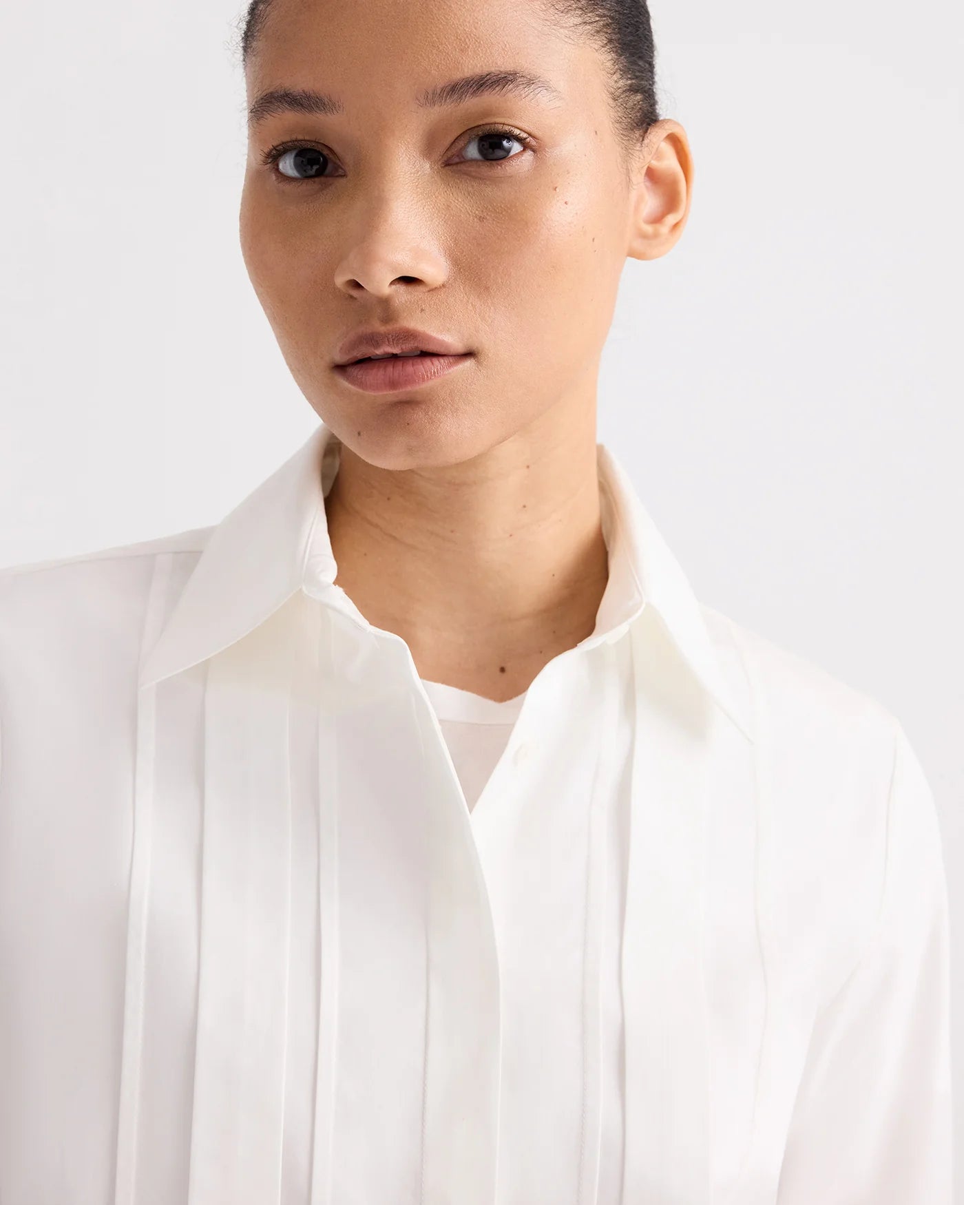 MON CHERIE SHIRT IN COTTON SHIRTING