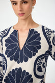 AMY THREE QUARTER SLEEVE DRESS