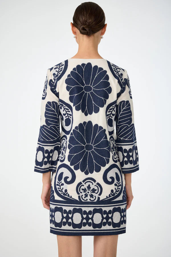 AMY THREE QUARTER SLEEVE DRESS