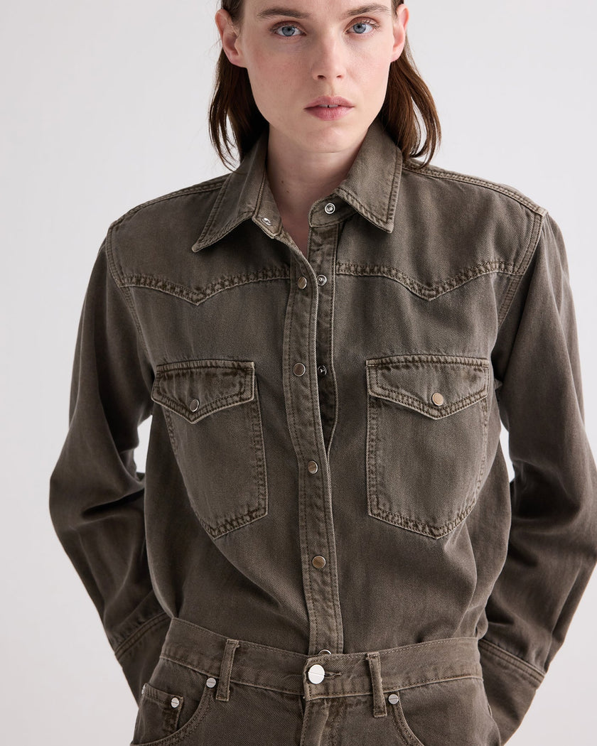 YELLOWSTONE SHIRT IN NATURAL DENIM