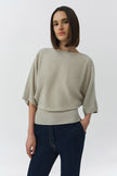 SHAI CASHMERE DOLMAN BOXY TEE