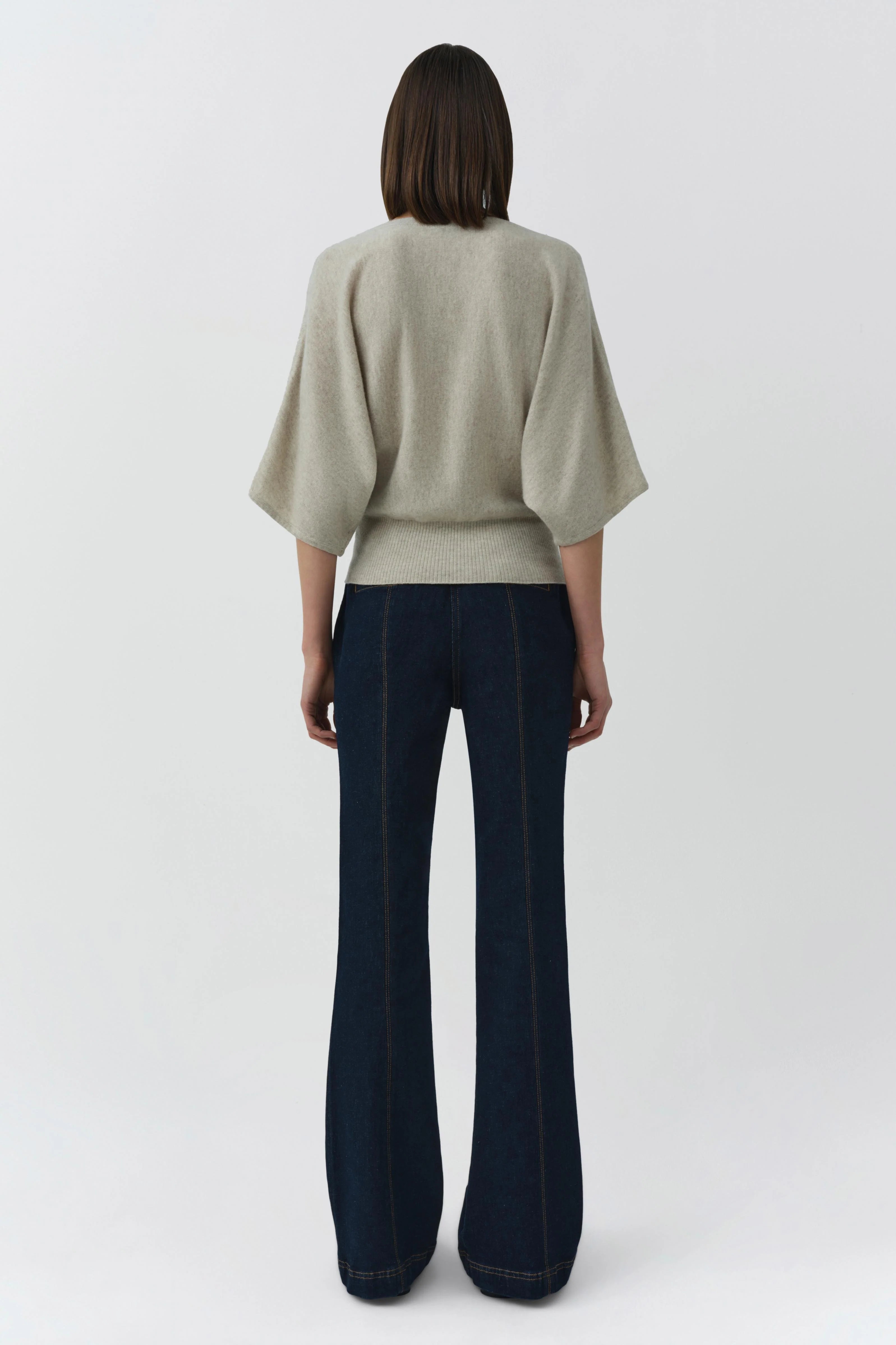 SHAI CASHMERE DOLMAN BOXY TEE