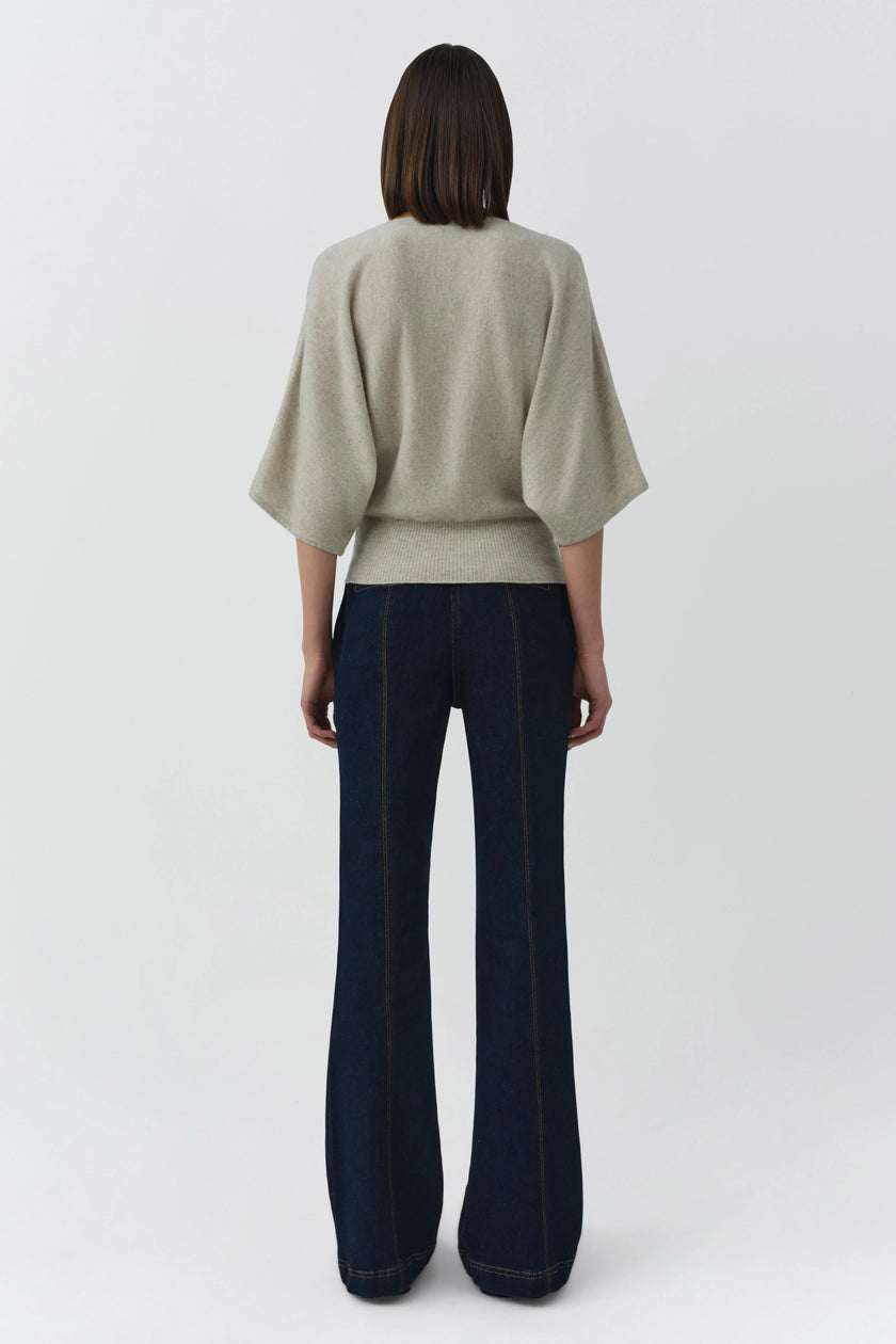 SHAI CASHMERE DOLMAN BOXY TEE
