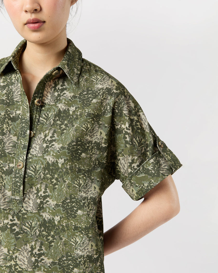 FOREST LIBERTY FABRIC CORD MOLLY DRESS