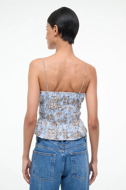 AYLA TOP SKY TOILE