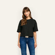 DARIA OVERSIZED CROPPED TEE