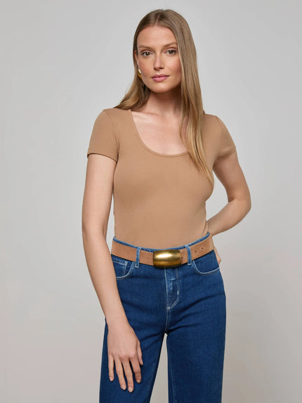 BRYNLEE SCOOPNECK TEE