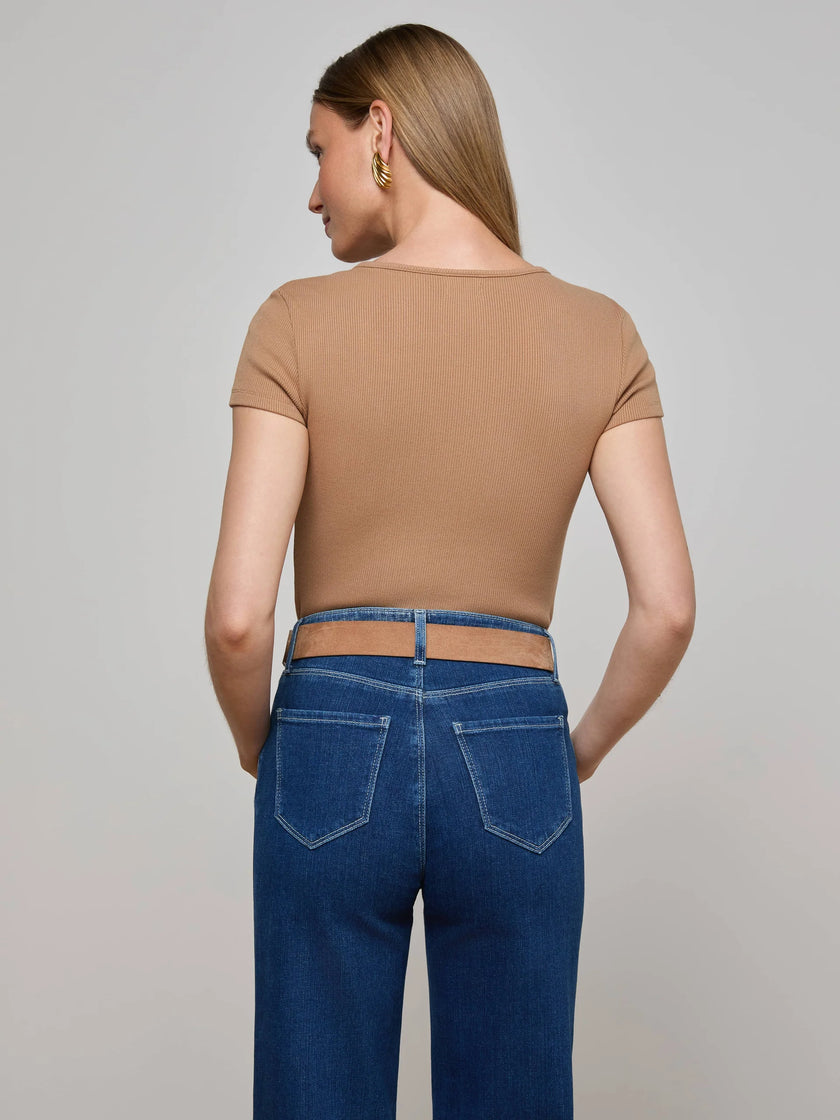 BRYNLEE SCOOPNECK TEE