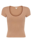 BRYNLEE SCOOPNECK TEE