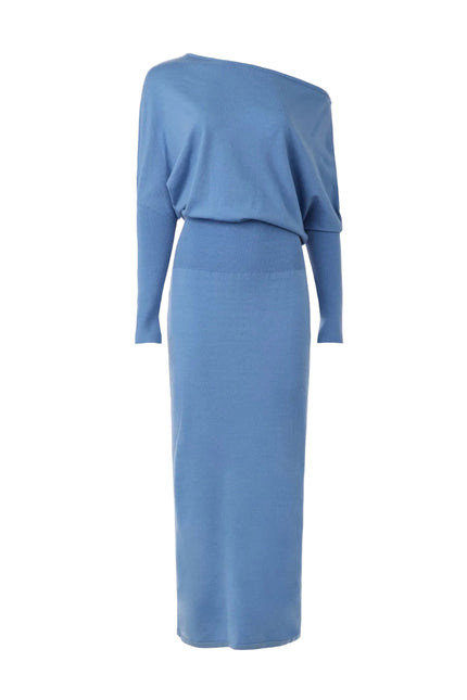 JANESE OFF SHOULDER MIDI DRESS
