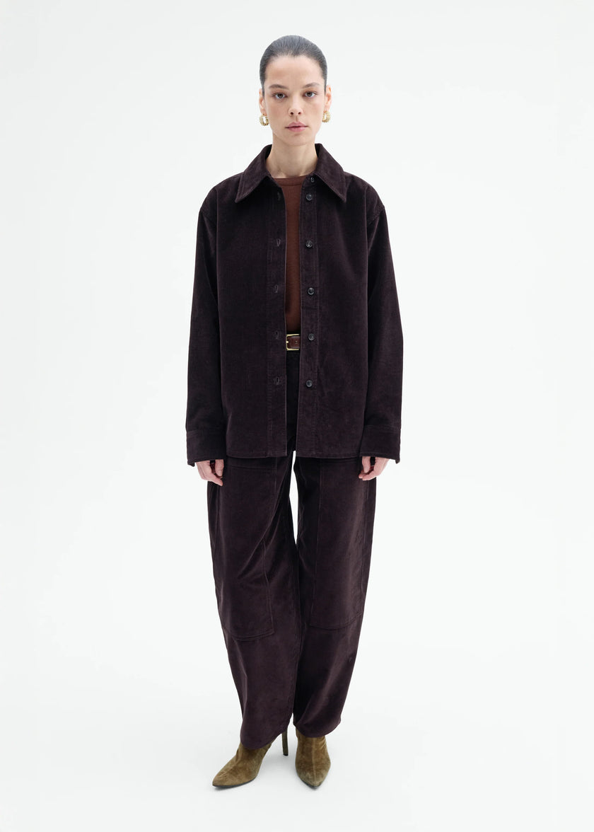 CORDUROY BARREL PANT