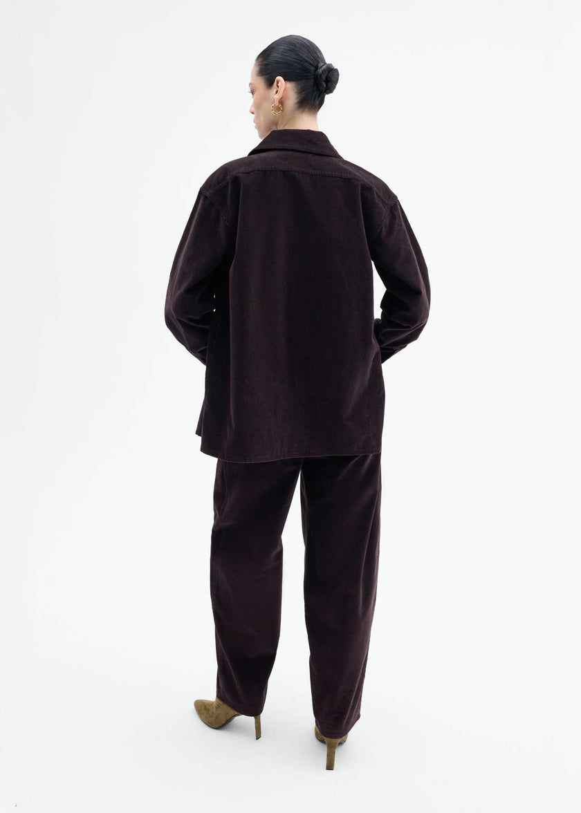 CORDUROY BARREL PANT