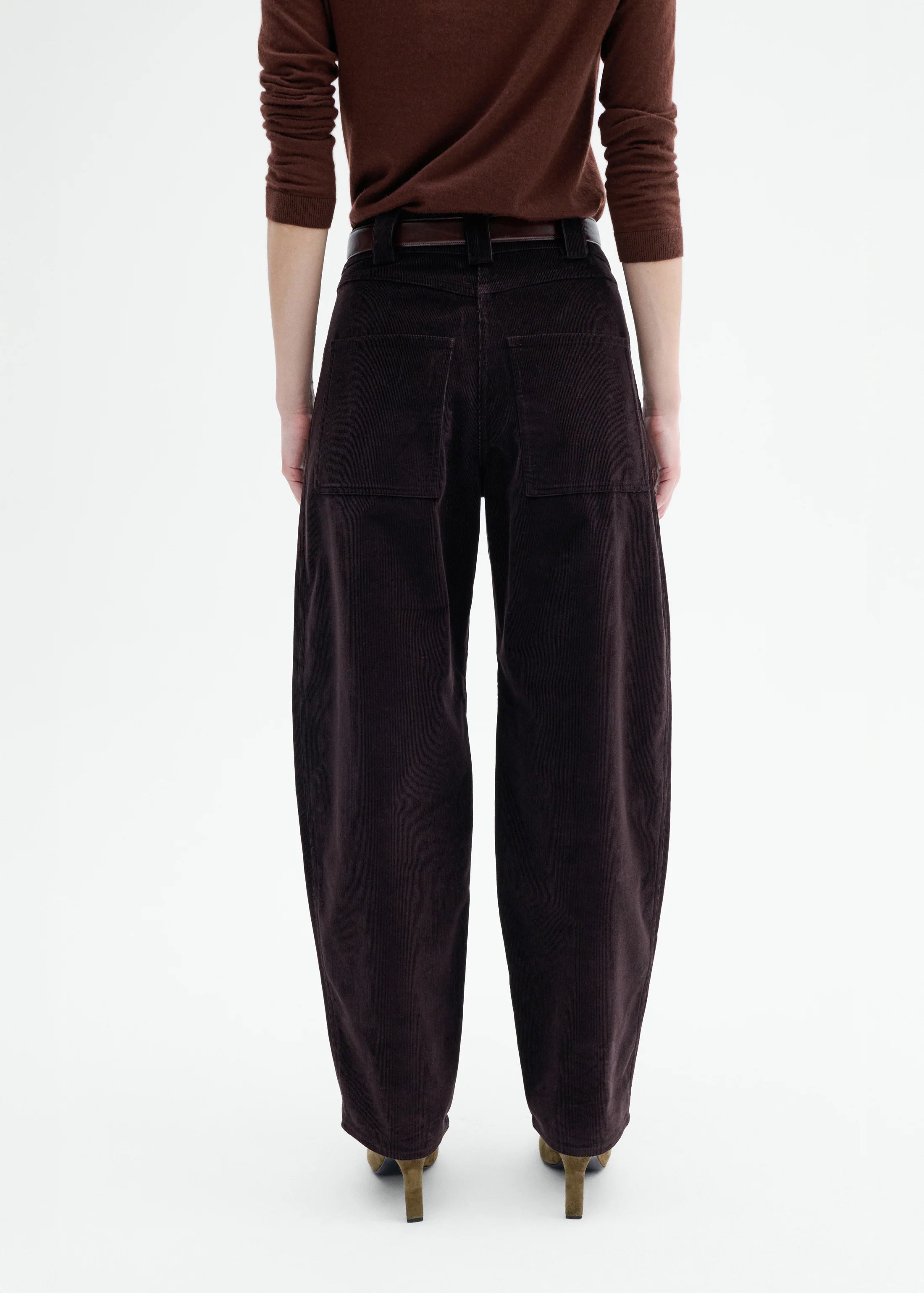 CORDUROY BARREL PANT