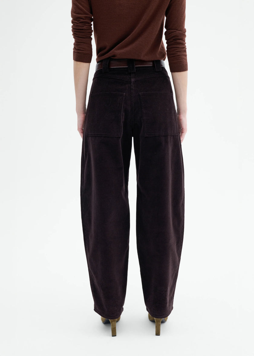 CORDUROY BARREL PANT