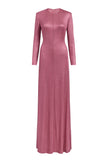 AURORA METALLIC KNIT GOWN