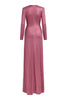 AURORA METALLIC KNIT GOWN
