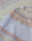 INDRA STRIPE BELL SLEEVE TOP