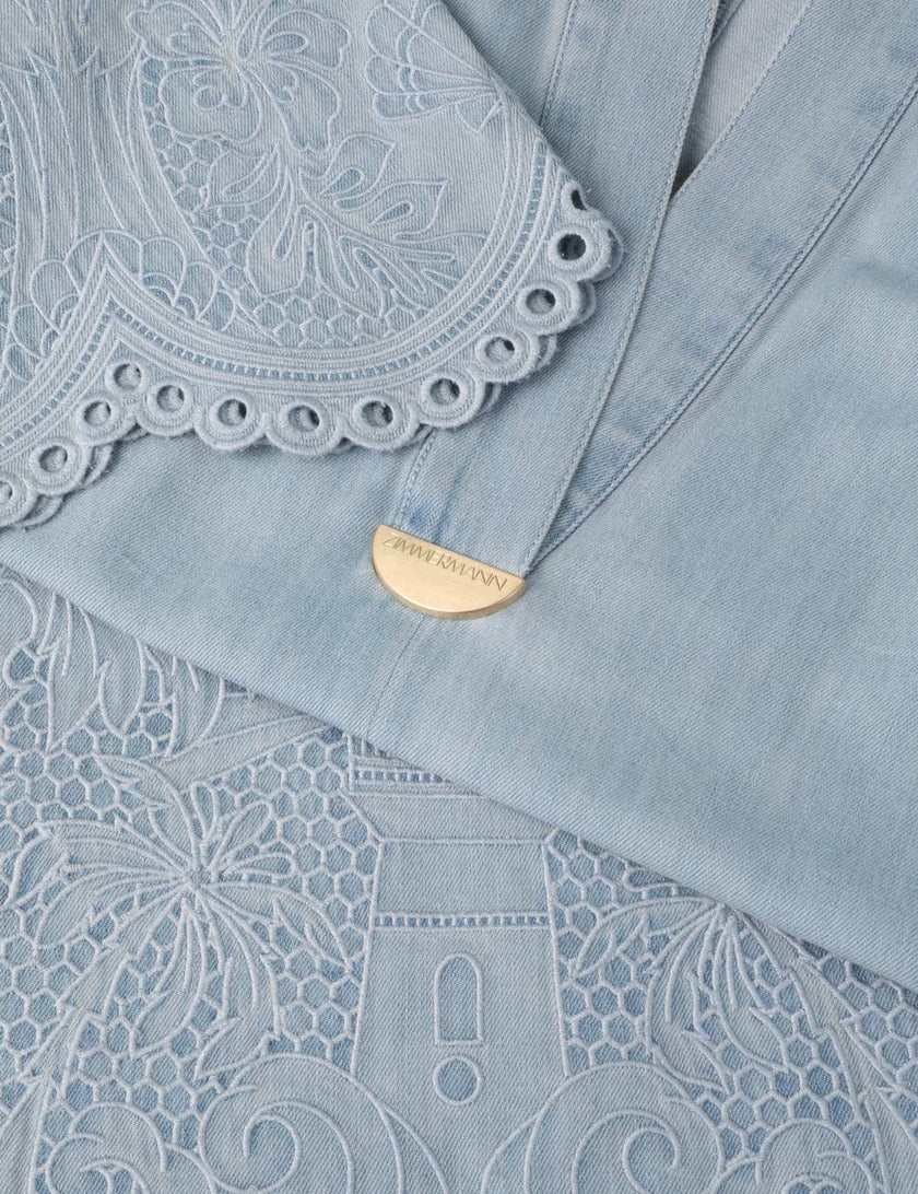 DAYLIGHT DENIM MIDI DRESS