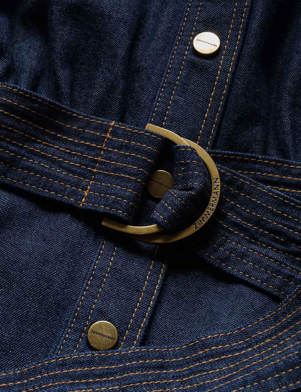 DENIM MIDI DRESS