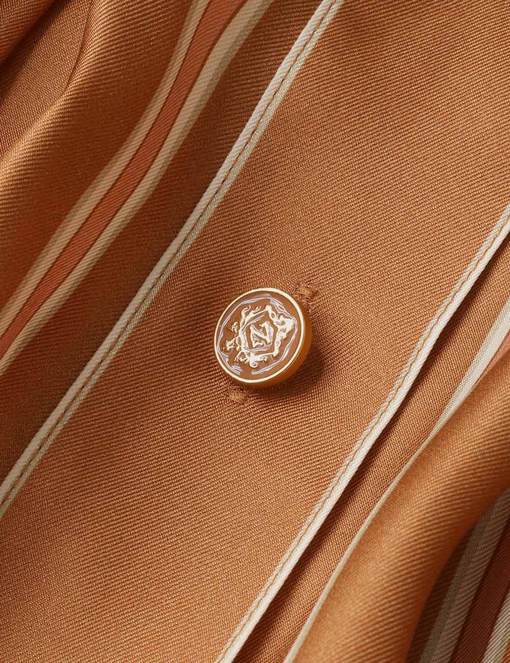 EMBLEM TUCK MINI DRESS