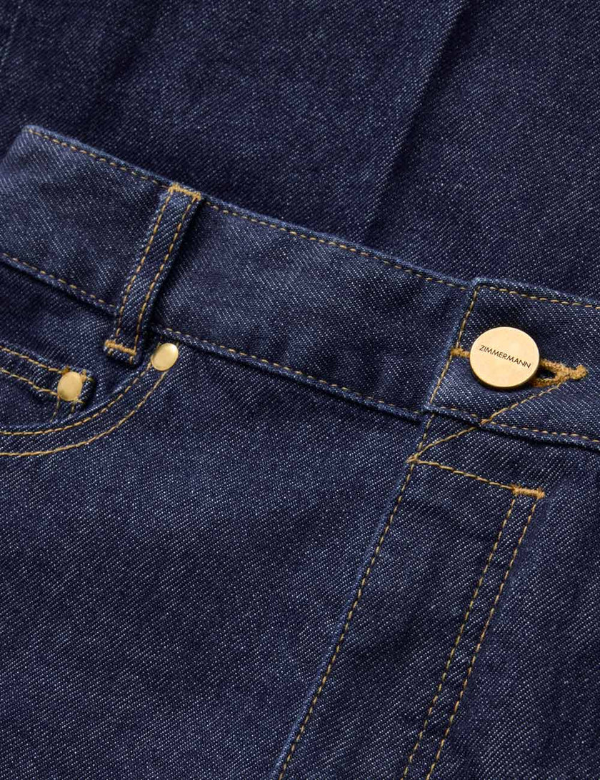 SLIM FLARE JEAN IN HARBOUR BLUE