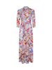 CAMERON SILK SHIFT DRESS IN POSTCARD PRINT