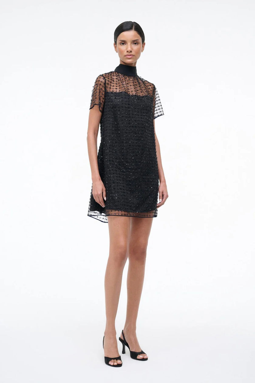 MINI ILANA DRESS STARBURST ONYX