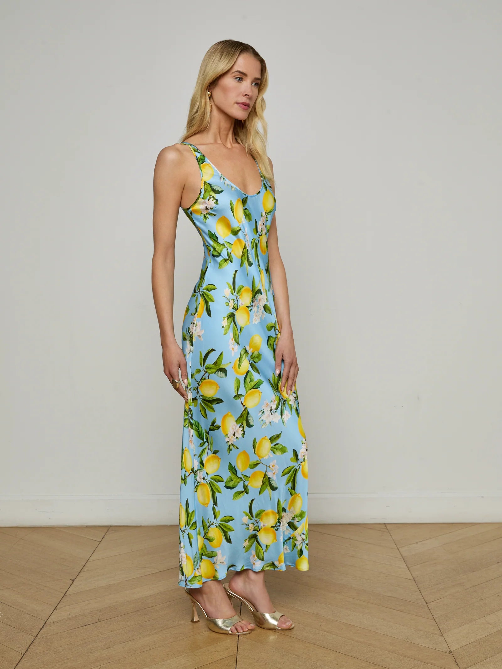 AKIYA SATIN MAXI DRESS