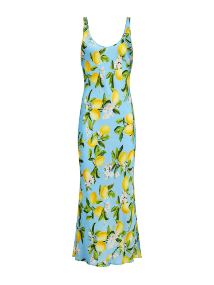 AKIYA SATIN MAXI DRESS