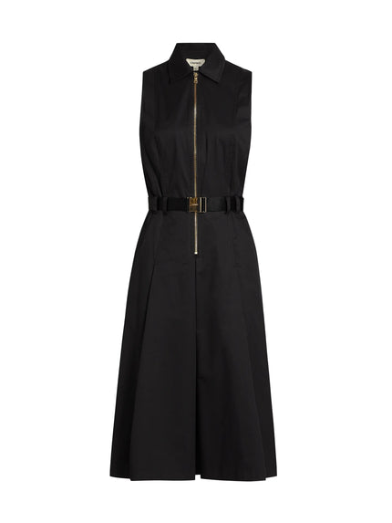 KOLTON MIDI DRESS IN BLACK