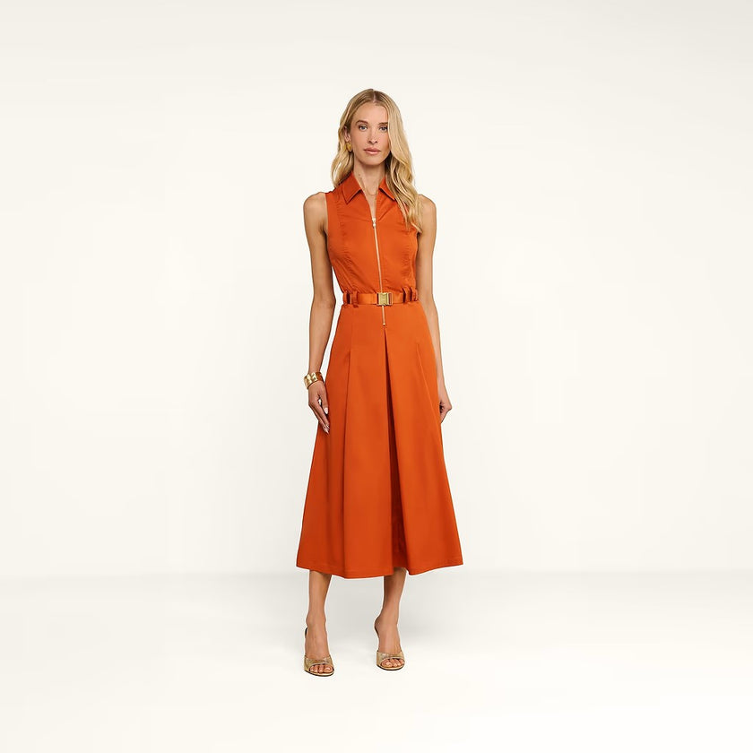 KOLTON DRESS IN SIENNA