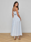 RIMA MAXI DRESS IN PALE BLUE MIST