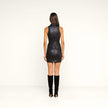 APOLLINE VEGAN LEATHER DRESS