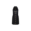 APOLLINE VEGAN LEATHER DRESS