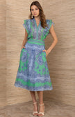 WINSLOW LINEN ORGANZA SKIRT