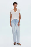 BECK OPEN KNIT CROPPED SWEATER