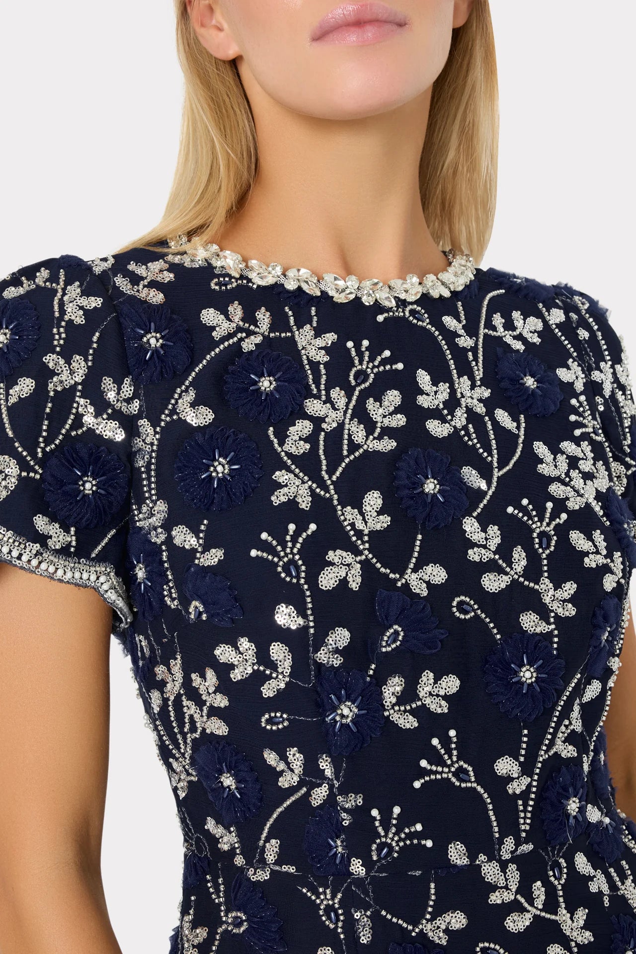 DAISY SILVER STAR SEQUINS DRESS