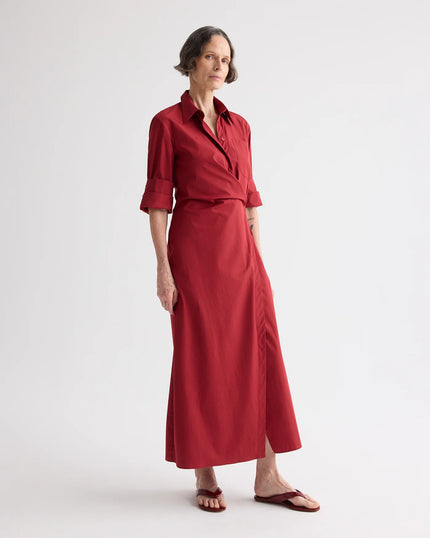 NEW EARL DRESS IN SUPERFINE COTTON