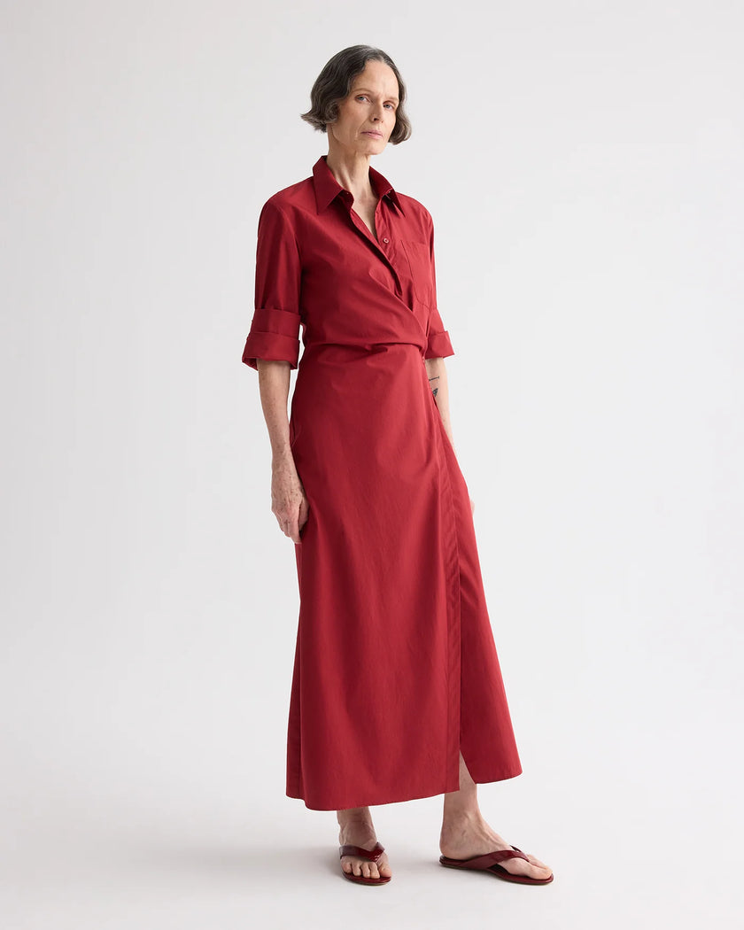 NEW EARL DRESS IN SUPERFINE COTTON