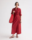 NEW EARL DRESS IN SUPERFINE COTTON