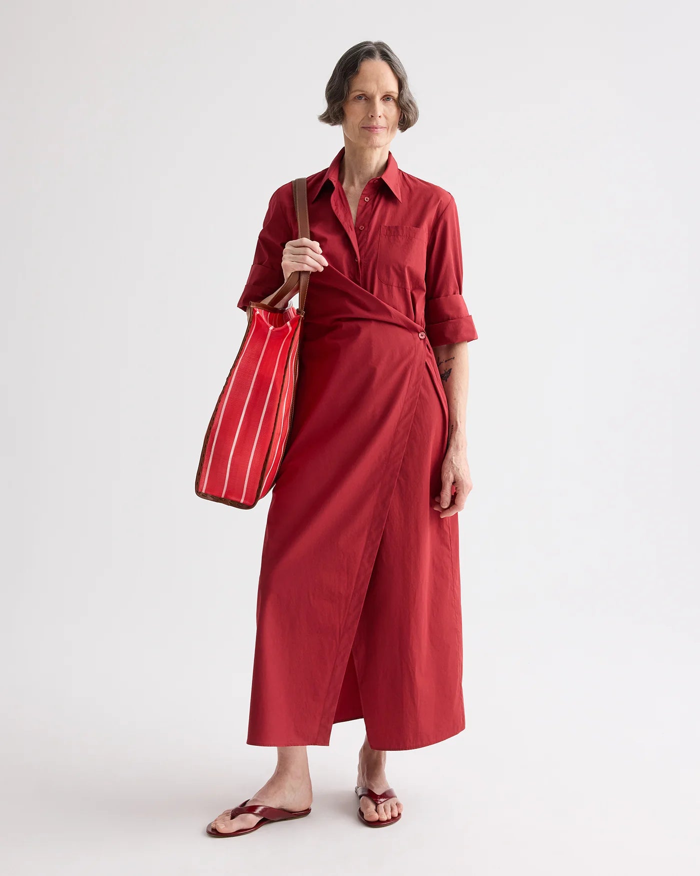 NEW EARL DRESS IN SUPERFINE COTTON