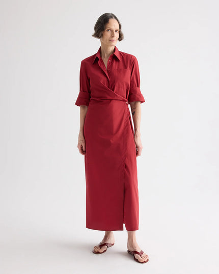 NEW EARL DRESS IN SUPERFINE COTTON