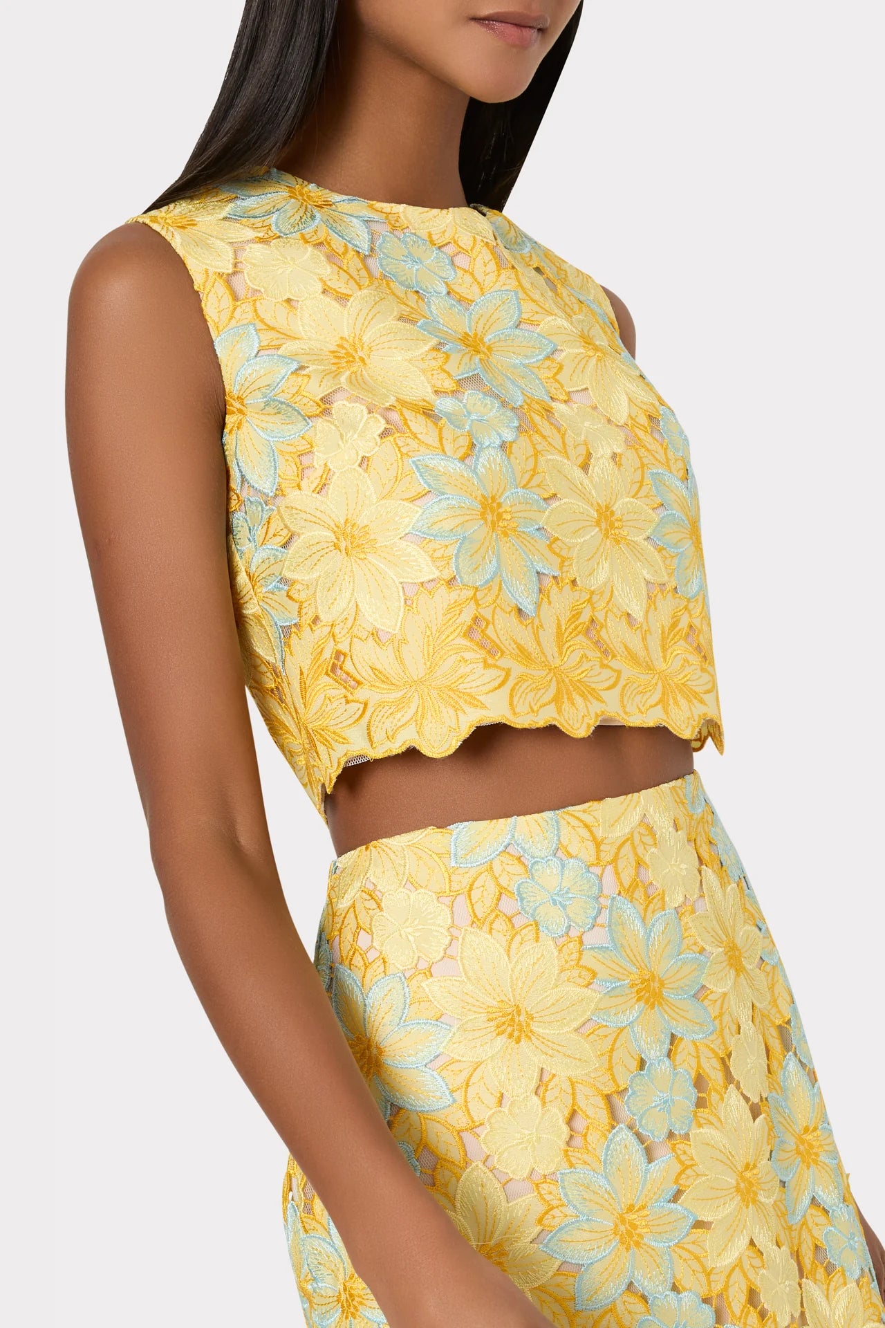 ALANI LACE MIDI SKIRT