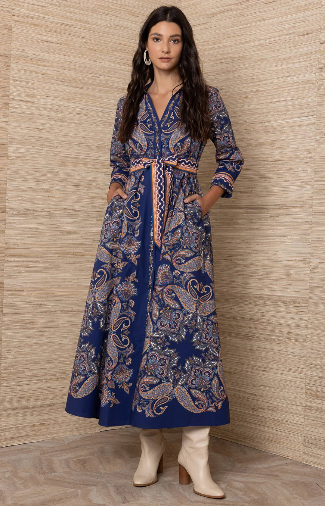 TOVE MAXI COTTON DRESS