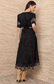 ESTE COTTON POPLIN MIDI DRESS