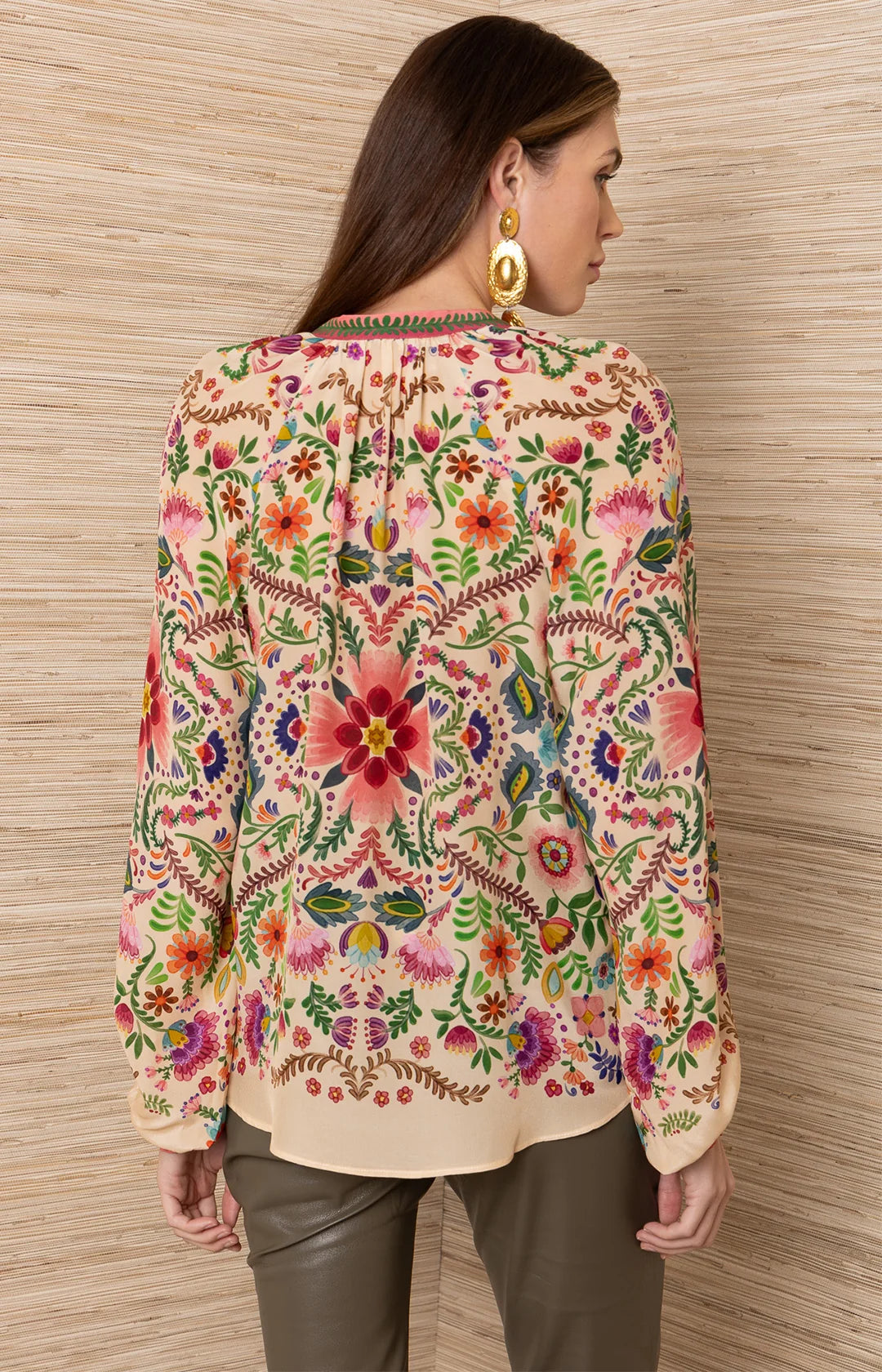 MILDRED SILK TOP