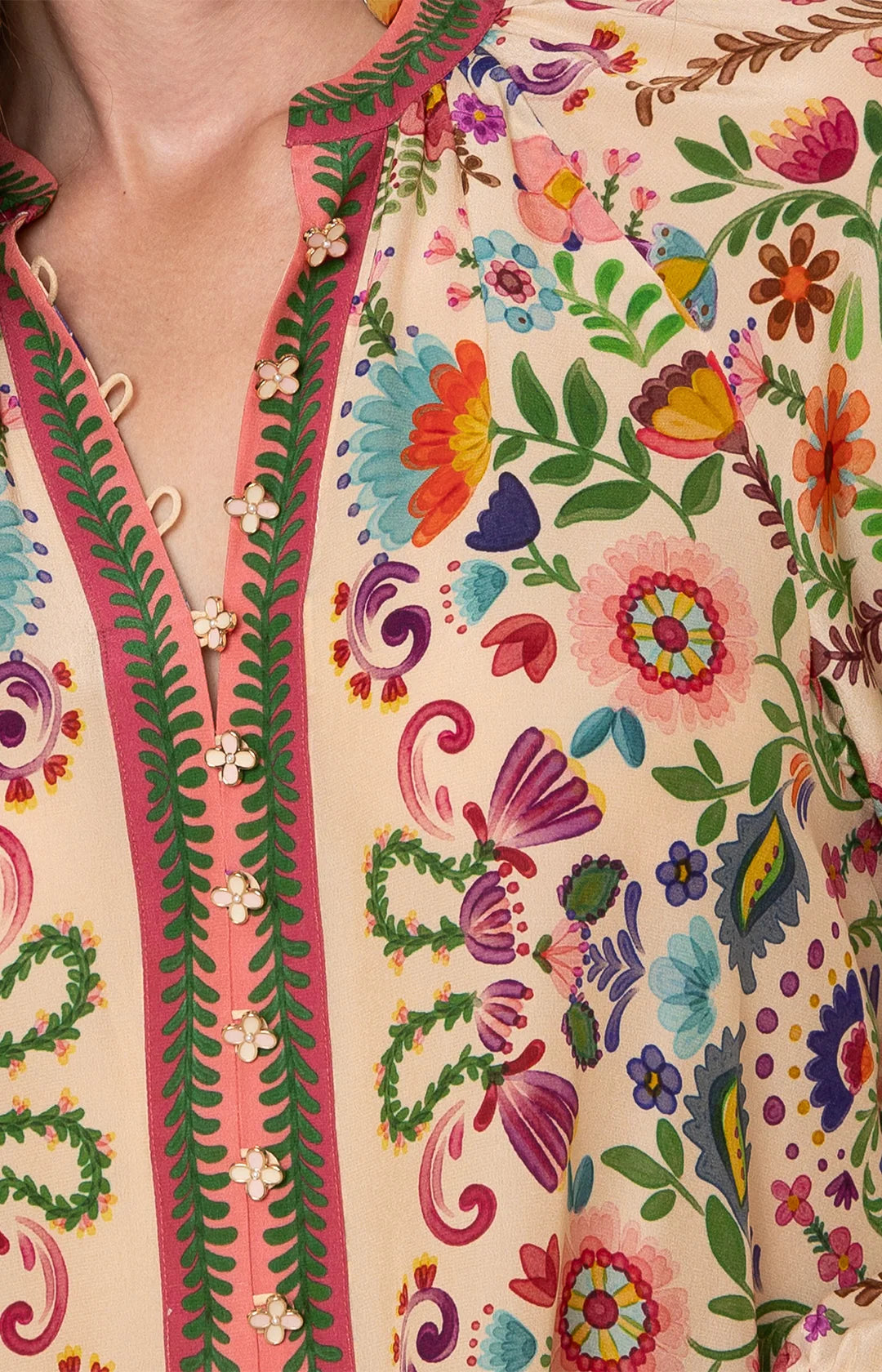 MILDRED SILK TOP