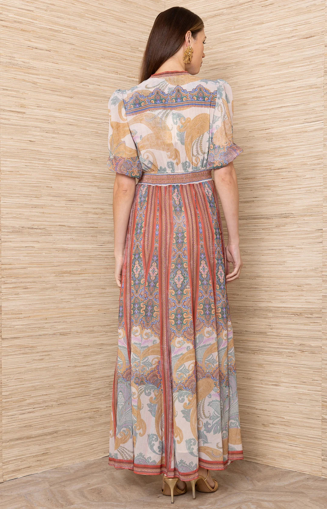 LILIOSA CHIFFON MAXI DRESS