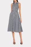 MAXINE GINGHAM MIDI DRESS